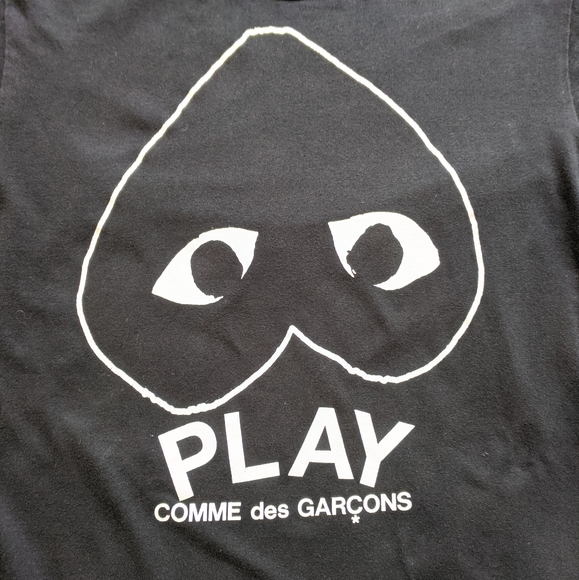 🔥 Comme des Garçons PLAY Black Shirt LARGE - Picture 3 of 5